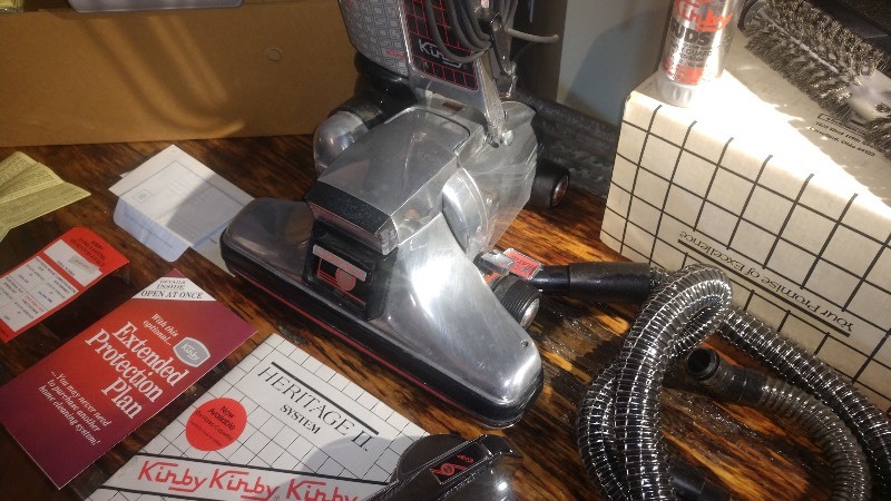 lot 139 image: Vintage Kirby Heritage II Vacuum and Accessories
