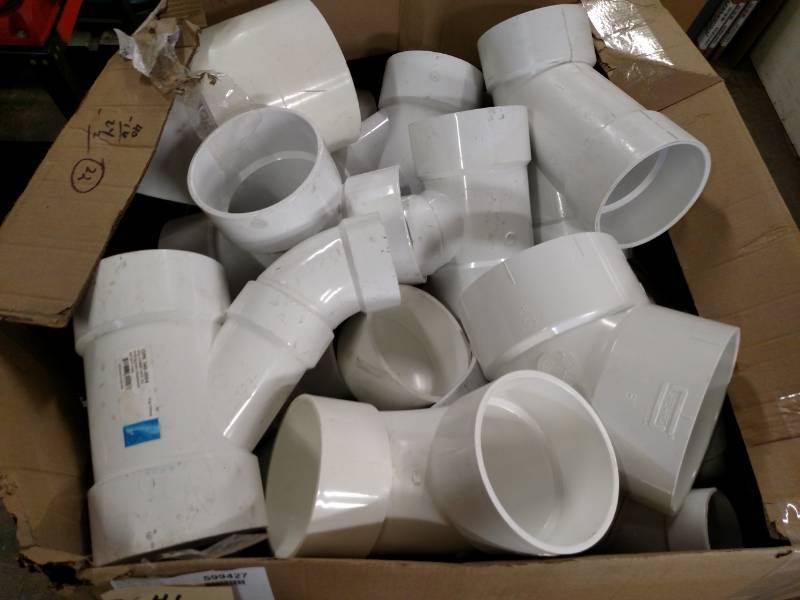 lot 41 image: Asstd PVC Fittings, Mostly 4-8...