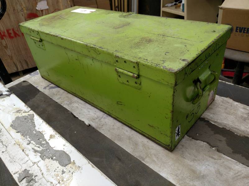 lot 69 image: Steel Toolbox, 30x12x11...