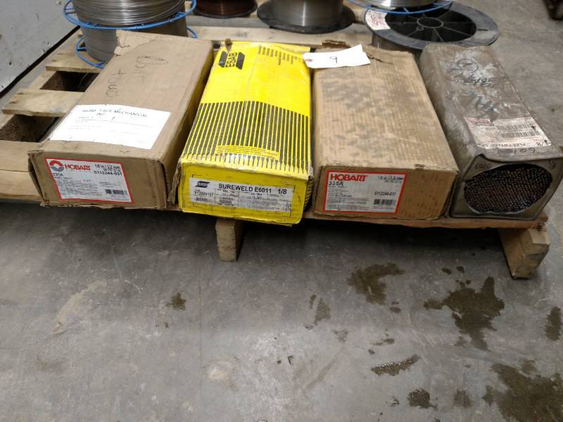 lot 9 image: Asstd Welding Rods & Wire...