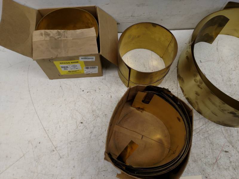 lot 10 image: Asstd Brass Shim Stock...