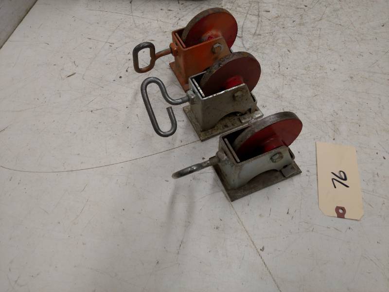 lot 76 image: (3) Pipe Rollers...