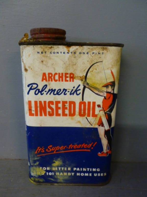 lot 70 image: Vintage Oil Can