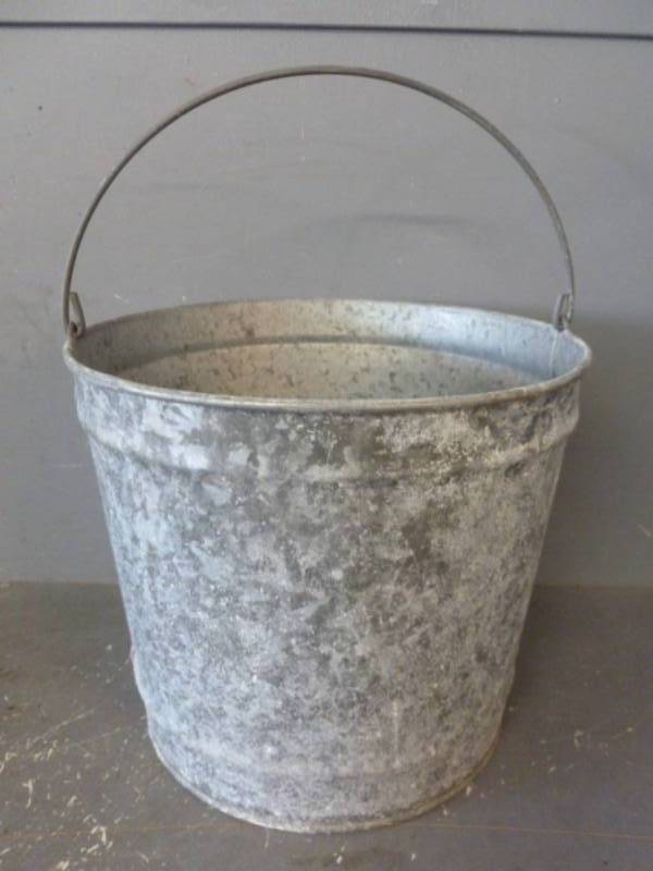 lot 82 image: Galvanized Steel Bucket