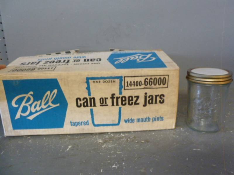 lot 101 image: New Canning Jars