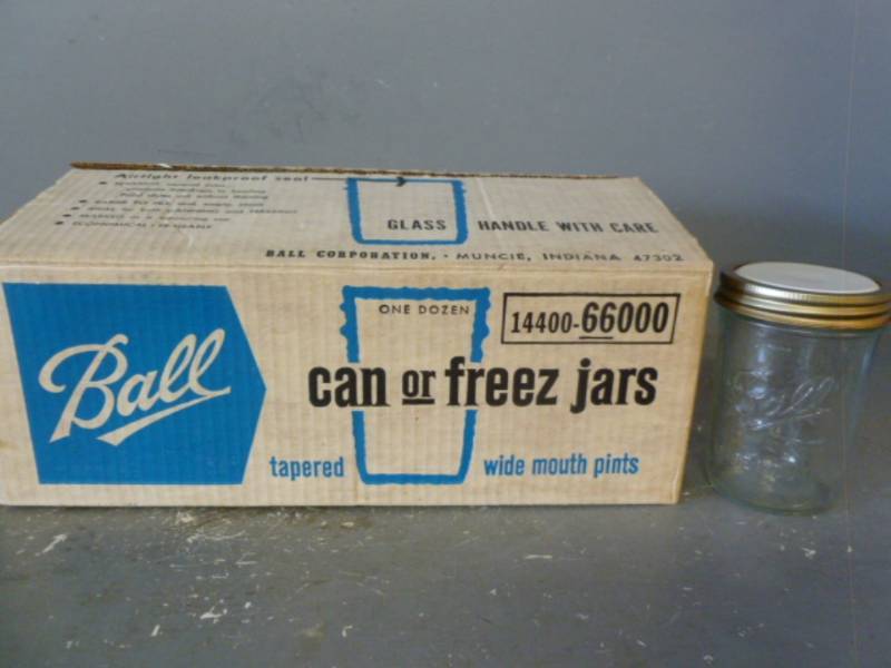 lot 103 image: New Canning Jars