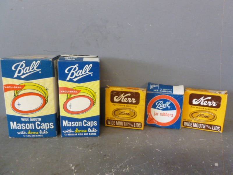 lot 112 image: New Vintage Canning Lids