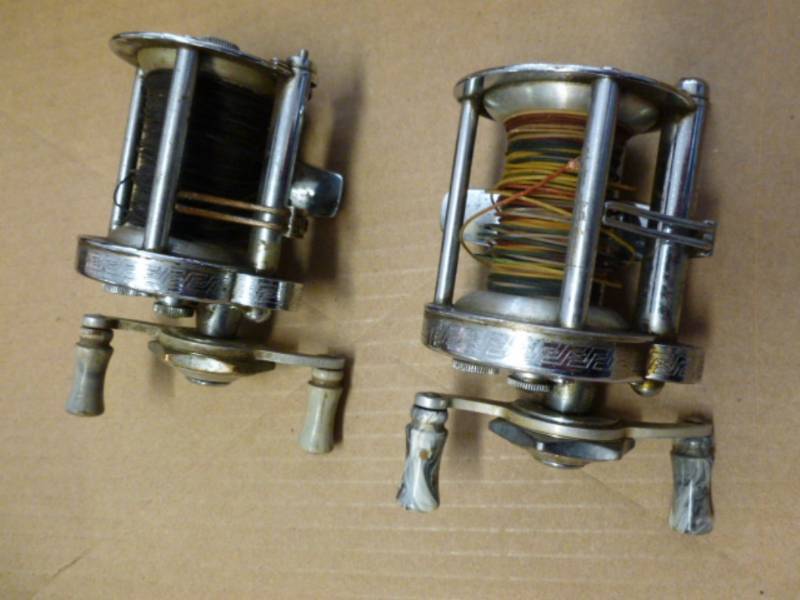 lot 144 image: Vintage Bait Caster Reels