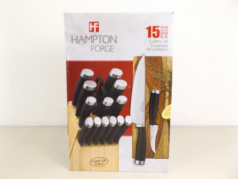 lot 55 image: New in Box Hampton Forge 15 Piece Cutlery Set
