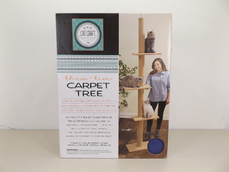 lot 58 image: New in Box Cat Craft Three-Tier Carpet Tree
