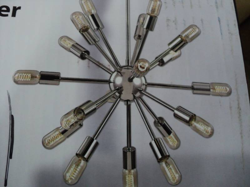 lot 17 image: Dcor Living 18 Light Chandelier...