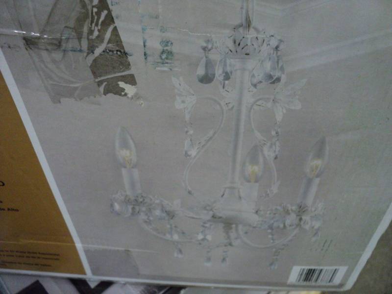 lot 25 image: Hampton Bay Mini Chandelier...
