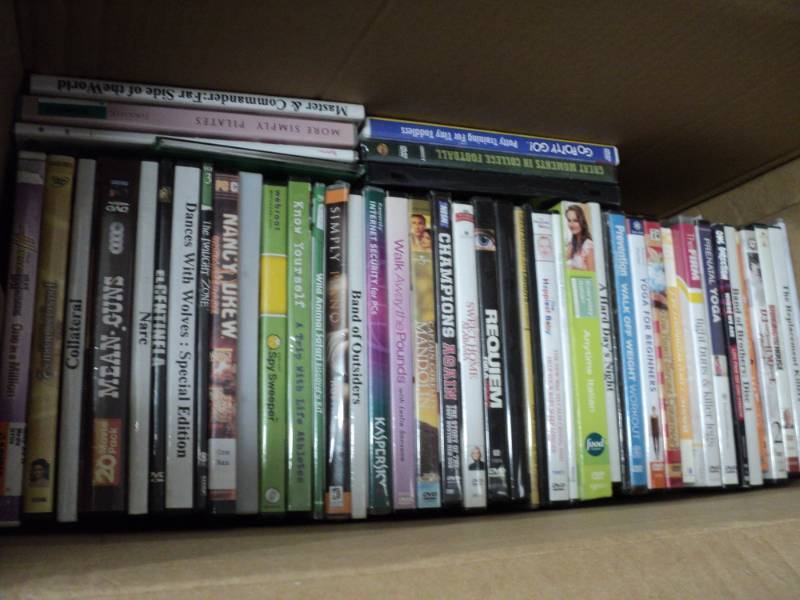lot 40 image: Lot of 100 DVDs...