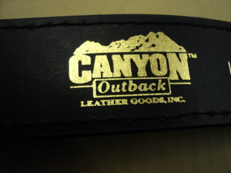 lot 56 image: 8 Canyon Outback Leather Belts new...