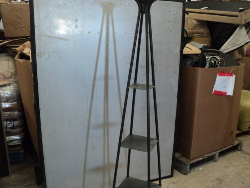 lot 157 image: Floor Lamp with Shelves...