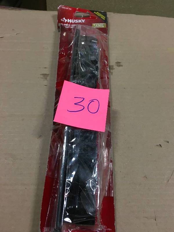 lot 30 image: Husky 12 in. Drive Standard SAE Impact Socket Set (11-Piece) in like new condition