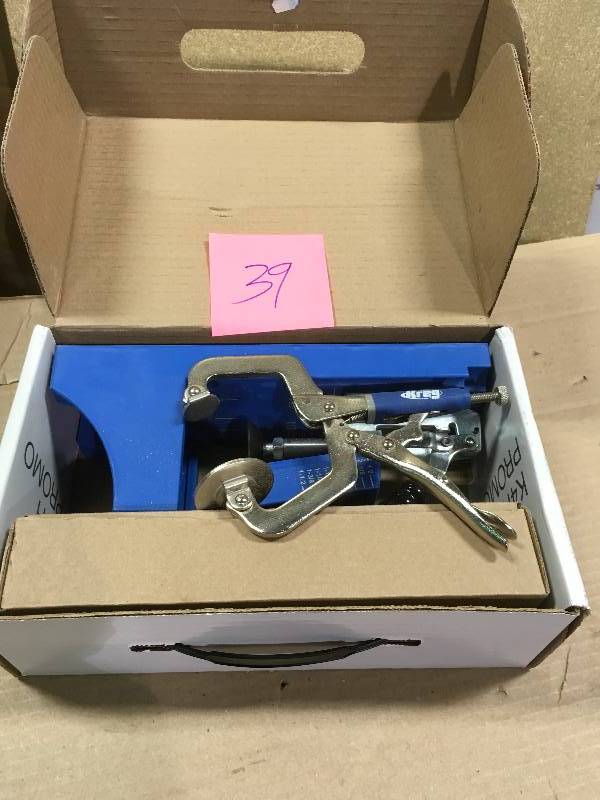 lot 39 image: Kreg K4 Pocket-Hole System USED