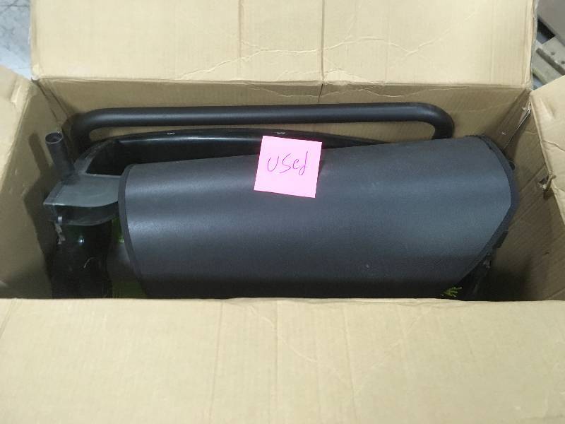 lot 92 image: Earthwise 21 in. Sweep-It Push Lawn Sweeper with 2.61 Bushel Collection Bag  in working condition