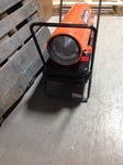 lot 115 image: Dyna-Glo Pro 135K BTU Forced-Air Kerosene Portable Heater used in working conditions missing wheels