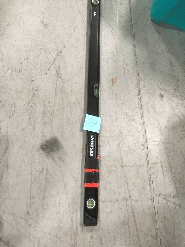 lot 21 image: Husky 48 in. I-Beam Level in like new condition