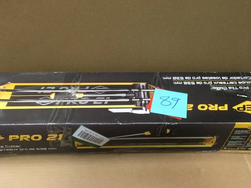 lot 89 image: QEP 21 in. Manual Pro Tile Cutter