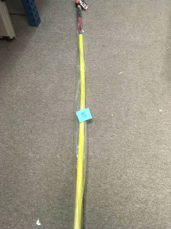 lot 96 image: 81 in. x 159 in. Extendable Quick Support Rod in like new condition