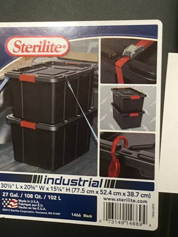 Sterilite 18 & 20 gallon totes. X2 - Bid-Assets Online Auctions