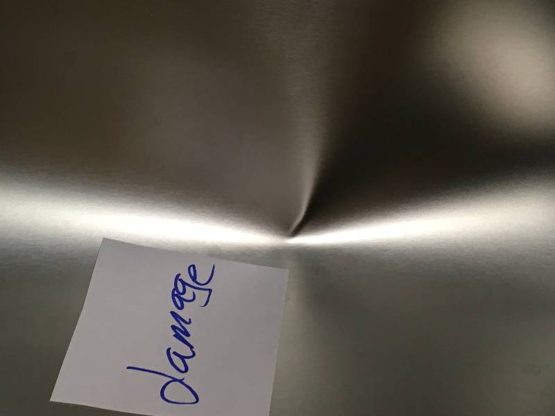 lot 97 image: Glacier Bay Drop-in Stainless Steel 25 in. 4-Hole Single Bowl Kitchen Sink dented not used