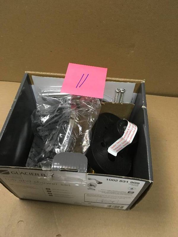 lot 11 image: Glacier Bay Aragon Single-Handle 1-Spray Tub and Shower Faucet in Chrome (Valve Included) in like new condition