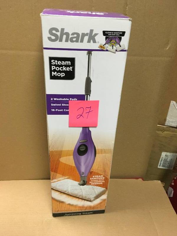lot 27 image: Shark Steam Pocket Mop in like new condition