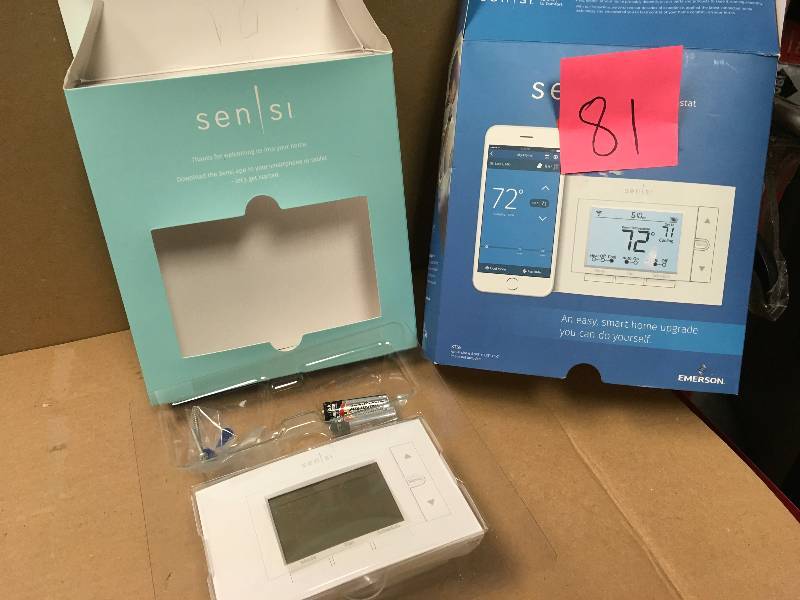 lot 81 image: Emerson Sensi Wi-Fi Thermostat for Smart Home not