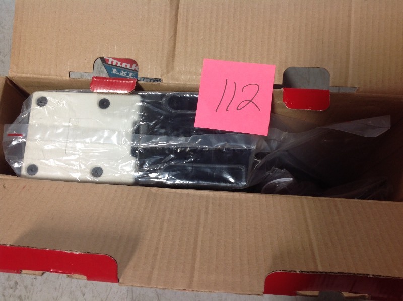 lot 112 image: Husky  Pneumatic 3-in-1 15.5 and 16 Gauge 2 in. Flooring Nailer and Stapler with Quick Jam Release not used