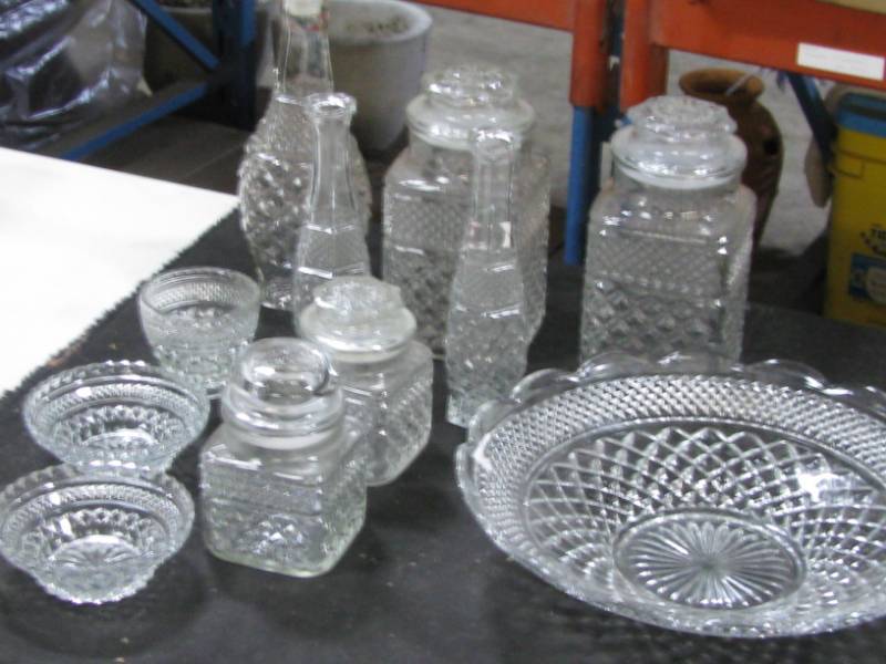 lot 62 image: Wexford Glassware