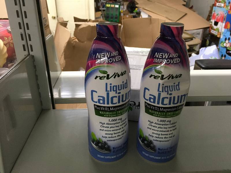 lot 22 image: Reviva Liquid Calcium, Retail $31.99
