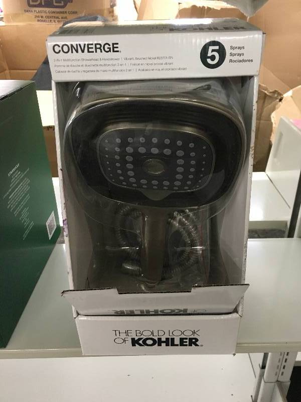 lot 37 image: Kohler Converge Shower Head,Retail $79.99