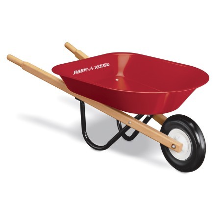 lot 88 image: Radio Flyer Kids Wheelbarrow, Retail $39.99