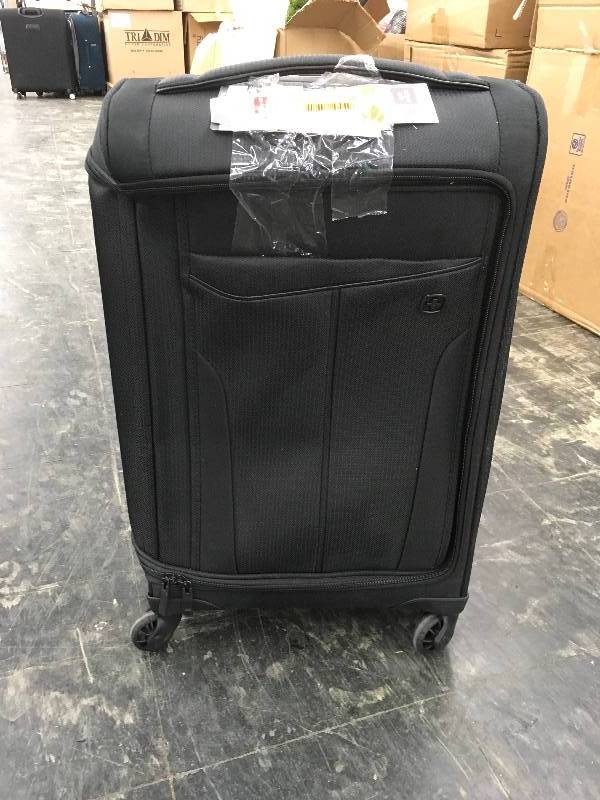 lot 57 image: Swiss Gear Carry On Luggage, Retail $71.99