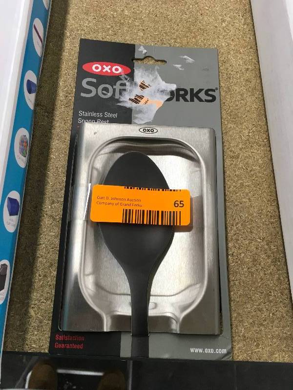 Oxo Softworks Stainless Steel Spoon Rest, Retail $10.99, MARCH OVERSTOCKS,  RETURNS, AND SHELF PULLS #2