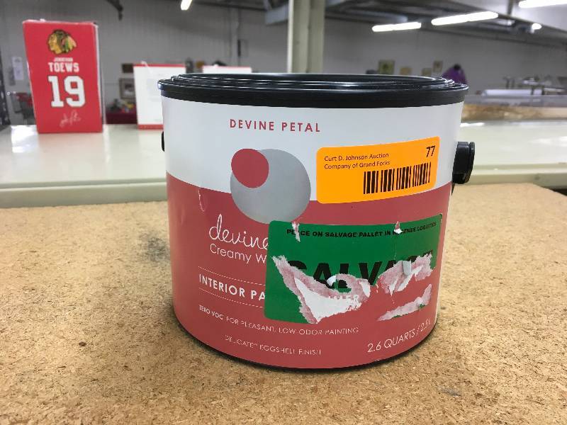lot 77 image: Devine Color Paint & Primer, Retail $14.99