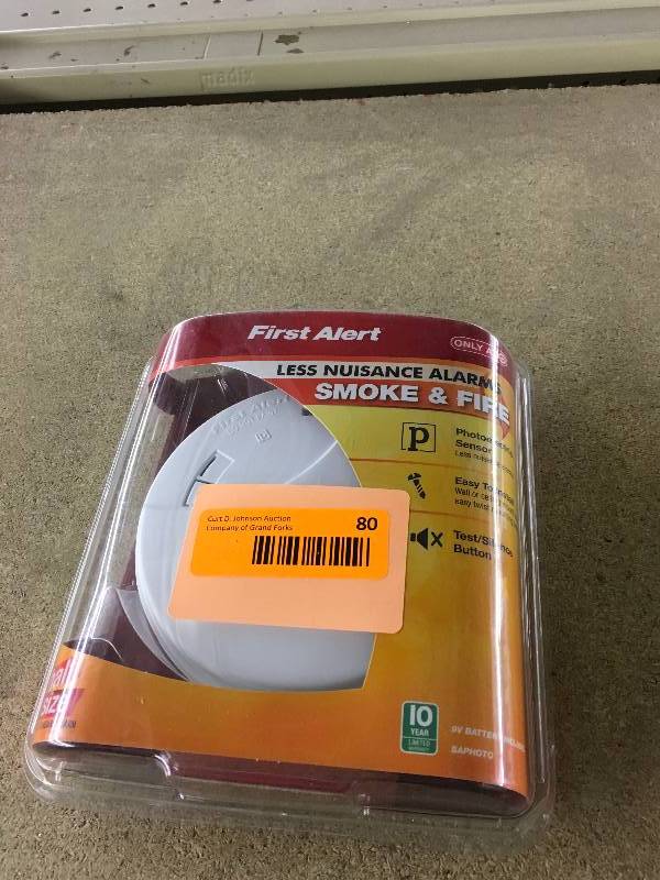 lot 80 image: First Alert Less Nuisance Alarms, Retail $19.99