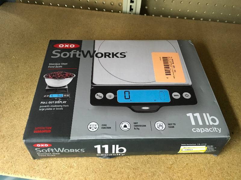 lot 96 image: OXO Softworks 11lb Food Scale, Retail $29.99
