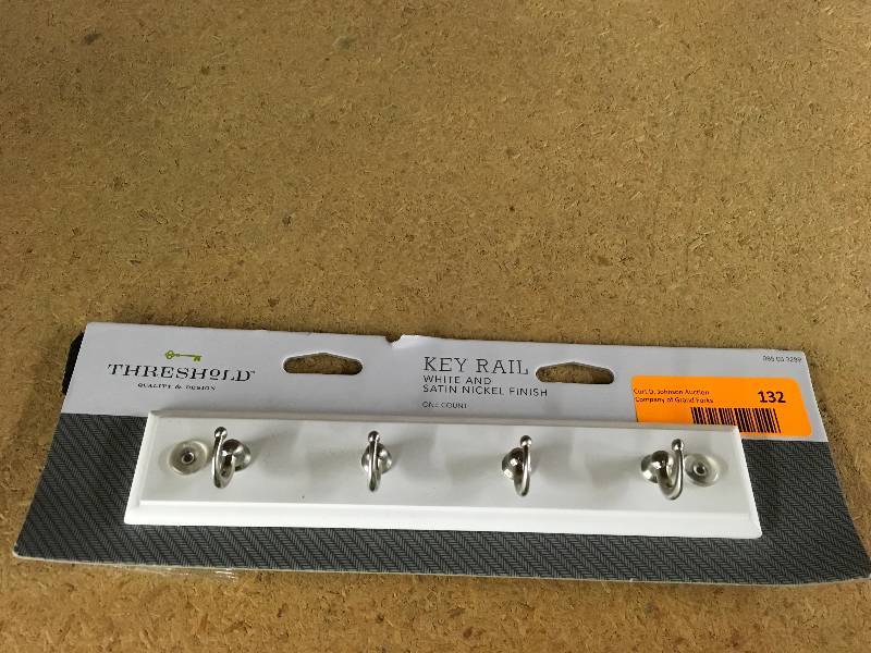 lot 132 image: Threshold Key Rail, Retail $10.99