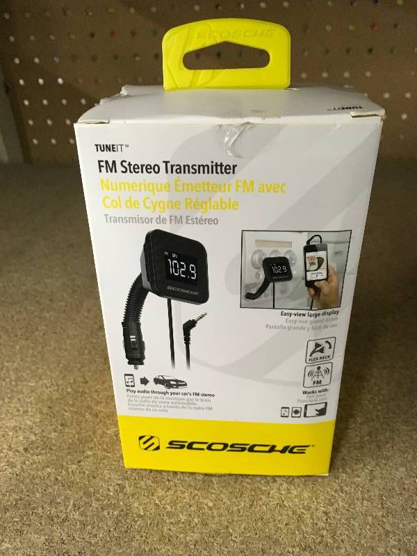 lot 150 image: Scosche Tuneit FM Transmitter, Retail $15.99