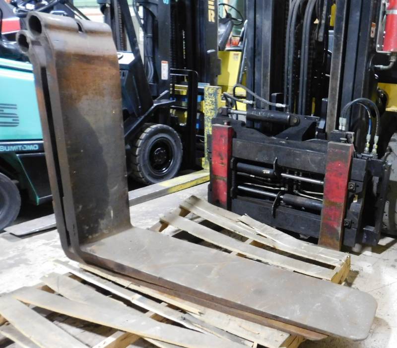 A Pair of 48 Lumber Forklift Forks