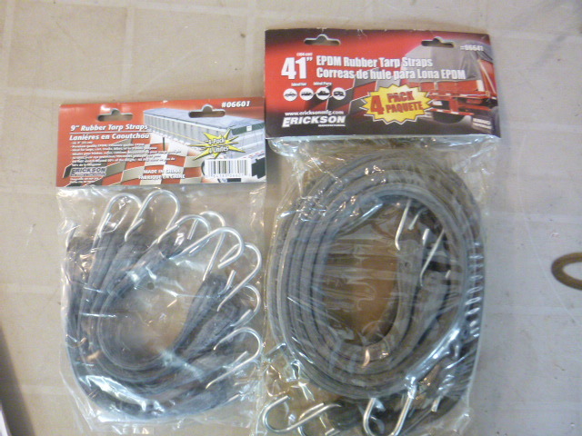 lot 41 image: 2 Packs of Erickson Rubber Tarp Straps