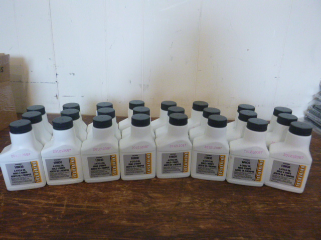 lot 69 image: 24 Bottles of Universal 10W30 4-Cycle Oil