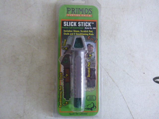 lot 78 image: Primos Hunting Calls Slick Stick Friction Call Conditioner