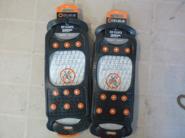 lot 118 image: 2 NEW Pair of Celsius Ice Cleats
