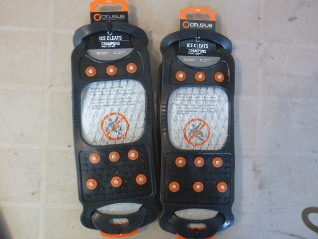 lot 121 image: 2 NEW Pair of Celsius Ice Cleats