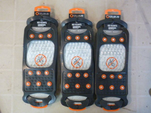 lot 122 image: 3 NEW Pair of Celsius Ice Cleats